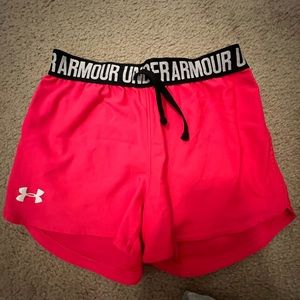 youth girls UA shorts